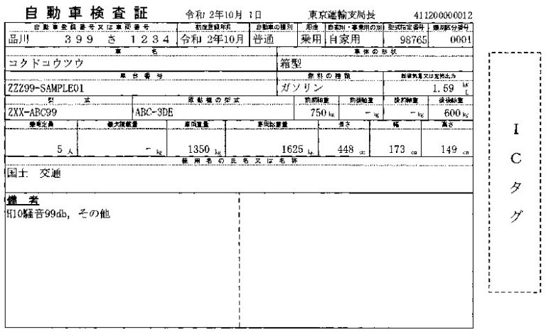 電子車検証、国交省がA6サイズにICタグの仕様を決める | 整備新聞